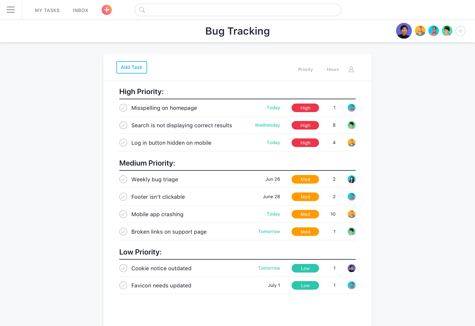 Track and squash bugs faster with Asana’s agile management software